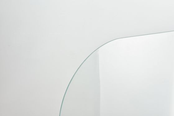 55''X47'' Pivot Shower Screen 6mm Clear Glass Silver Aluminum Frame
