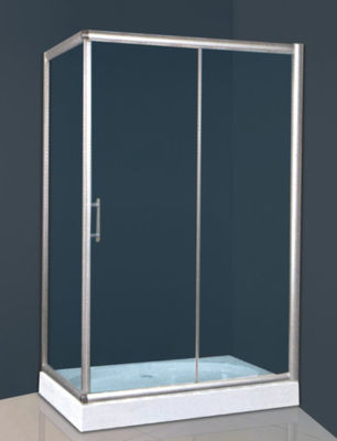 Aluminum Frame ABS Tray Bath Room Cabin 6Mm Smart Glass
