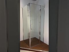 Square Shower Enclosures 6/8mm Tempered Glass And Chromed Alum Frame