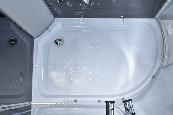 35''X35''X85'' Corner Quadrant Shower Enclosure Grey