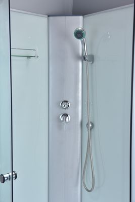 Mat Glass Shower Door Enclosures Aluminum Frame 1-1.2mm