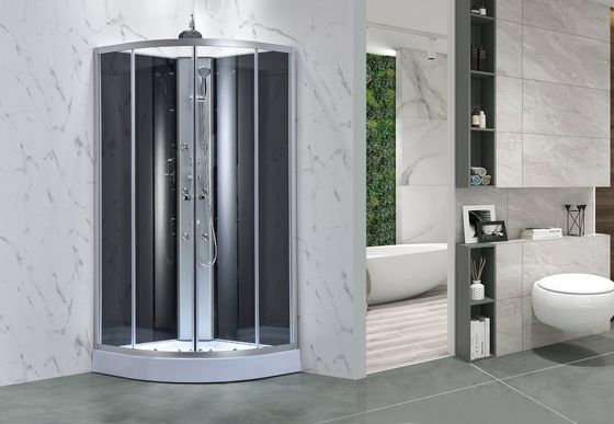 31''X31''X75'' Bathroom Shower Cubicle Tempered Glass