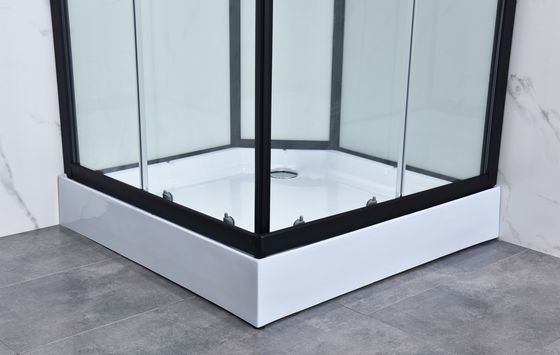 900x900x1900mm Bathroom Glass Cubicle Aluminum Frame