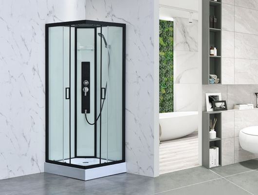 900x900x1900mm Bathroom Glass Cubicle Aluminum Frame