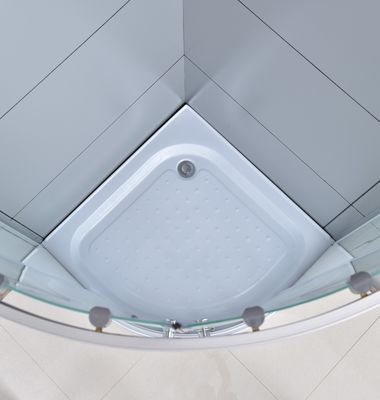 White Corner Sliding Shower Enclosure 900x900x1950mm