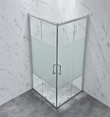 Aluminum Frame Square Shower Enclosures ISO9001 900x900x1900mm