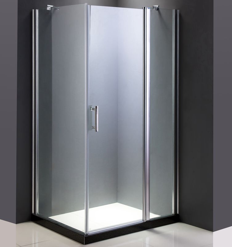 800x800x1900mm Square Sliding Shower Enclosure Aluminum Frame