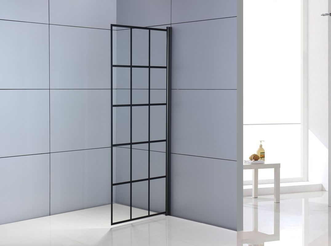 Aluminum Frame Bathroom Shower Sliding Glass Doors 6mm