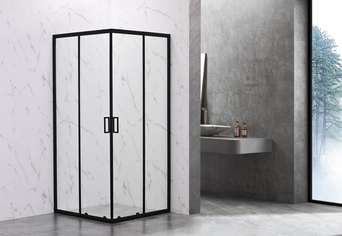 6mm Thickness Bathroom Shower Cabins Aluminum Frame