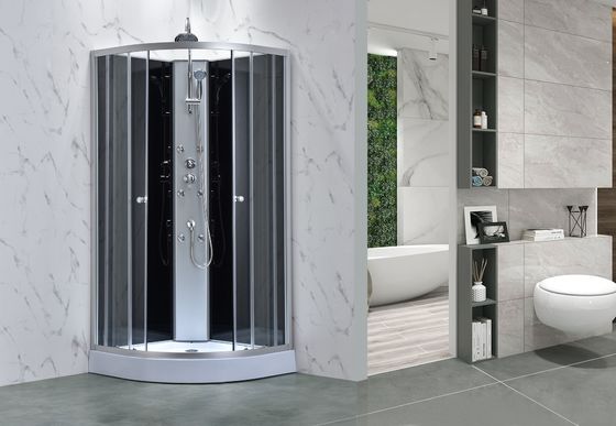 31''X31''X75'' Bathroom Shower Cubicle Tempered Glass