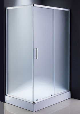 Aluminum Frame ABS Tray Bath Room Cabin 6Mm Smart Glass